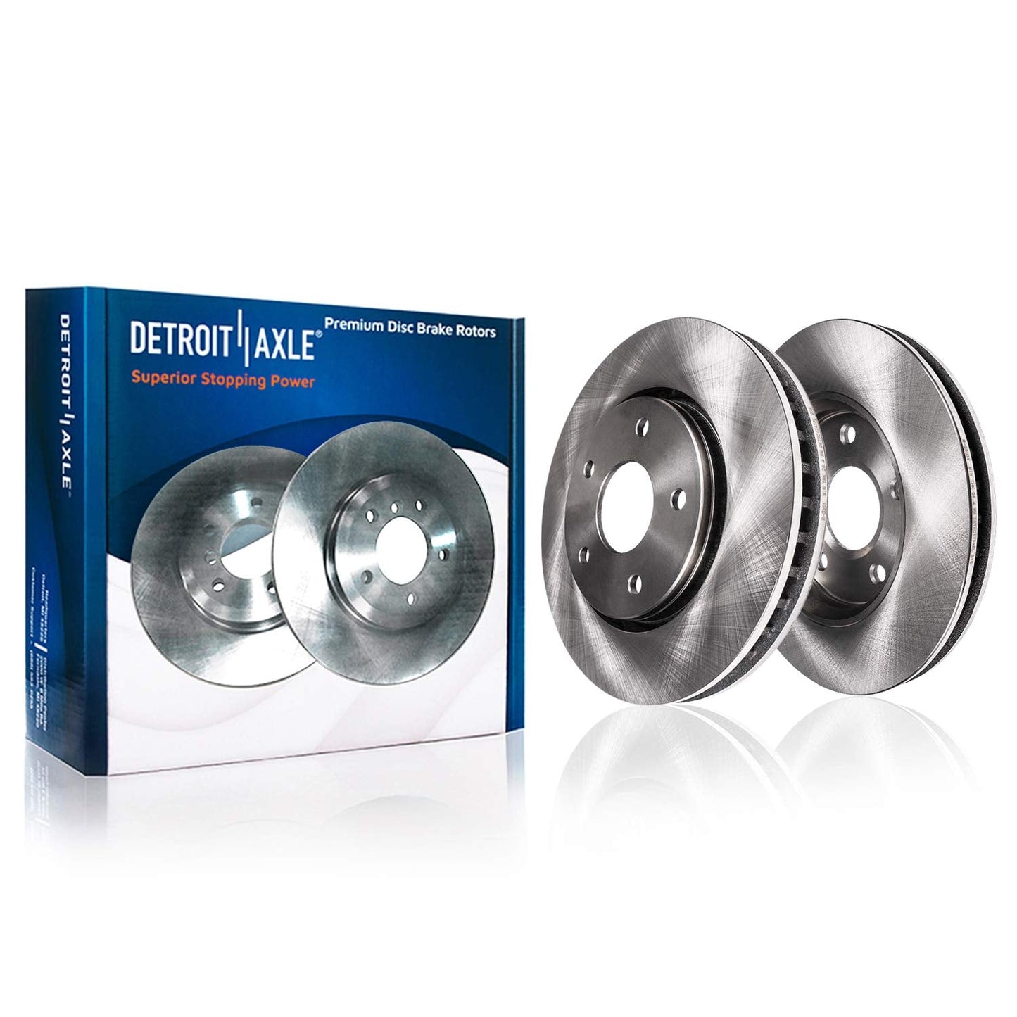 Detroit Axle - Rear 2pc Brake Rotors for 03-11 Ford Crown Victoria Mercury Grand Marquis, 03-04 Marauder, 2 Disc Brake Rotors 20