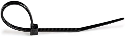 StarTech 4"(10cm) Cable Ties, 94V-2/UL Listed, Black, TAA (CBMZT4B)
