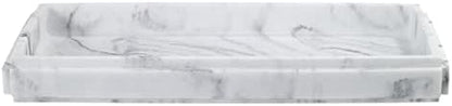 Avanti Linens - Vanity Tray, Resin Countertop Organizer, Marble Inspired Bathroom Decor (Catania Collection)