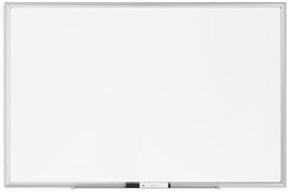 U Brands Magnetic Dry Erase Board White Board, 36" x 24", Silver Aluminum Frame, Includes Marker