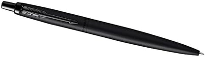 Parker Jotter XL Ballpoint Pen, Monochrome Matte Black, Medium Point, Blue Ink, Gift Box - Smooth Writing, Signature Design, Stationary, Desk Essentials