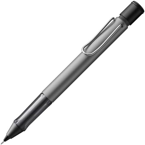 LAMY AL-star graphite - Mechanical Pencil with transparent, ergonomic grip & lightweight aluminum body - including LAMY M 41 fine line refill 0.5 mm & eraser tip
