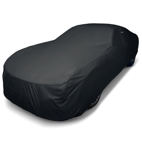 iCarCover Premium Custom Car Cover for 1955-1967 Jaguar Mark I, II Heavy Duty Waterproof All Weather Rain Snow UV Sun Protector Custom Fit Full Exterior Indoor Outdoor Protection Car Cover (Black) - color: Black, size: 3. Mark I, II 1955-1967 / MK1, MK2