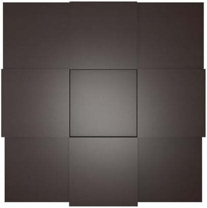 2 PACK — Acoustic Soundproofing Diffusion Panel | Acoustic Treatment for Recording Studio Home Office Podcast Living Room | Absorption - Reflection | Color Plates: (Wenge, EDISON)