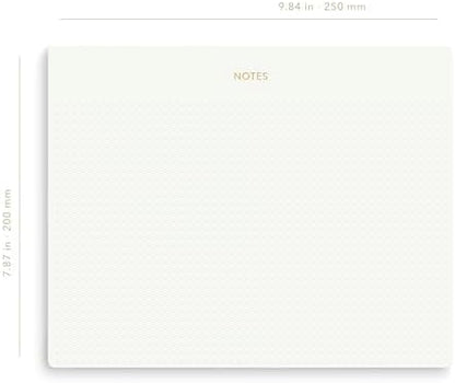 Pinesman Desk Notepad, Dotted, 3-Pack, 150 Tear-Off Sheets, 9.8 x 7.9 in