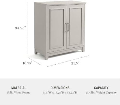 Martha Stewart Lily Pond Modular Storage Cabinet, Sharkey Gray