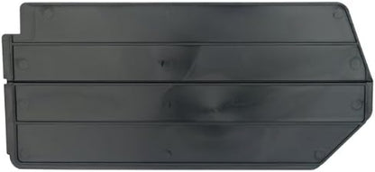 Akro-Mils 40230 Plastic Length Dividers for AkroBins Stackable Storage Bins Models 30230, 30235, 30255, Custom Storage Inserts for Tools, Crafts & Supplies, 6-Pack, Black