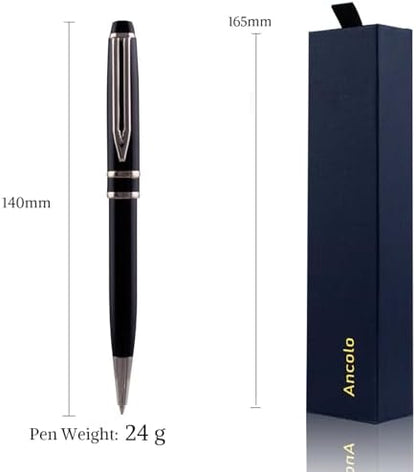 Ancolo Personalized Ballpoint Pens - with Your Message Name on the Pens