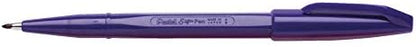 Pentel Sign Pen Fiber-Tipped Pen, Violet Ink, Box of 12 (S520-V)