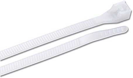 Gardner Bender 45-548 Nylon Heavy-Duty Cable Tie, 48 Inch., 75 lb. Tensile Strength, Wire Tie / Industrial / Outdoor & Household Use, Zip Tie, 10 Pk., Natural White