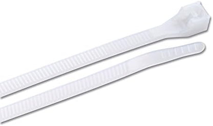 Gardner Bender 45-548 Nylon Heavy-Duty Cable Tie, 48 Inch., 75 lb. Tensile Strength, Wire Tie / Industrial / Outdoor & Household Use, Zip Tie, 10 Pk., Natural White