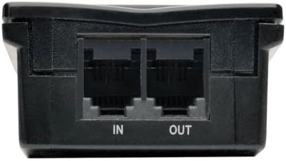 Tripp Lite 6 Outlet Surge Protector Power Strip, Black, 6ft Cord, Tel/Fax/Modem Protection, Right-Angle Plug, Lifetime Manufacturer's Guarantee & $75K Insurance (TLP606SSTELB)