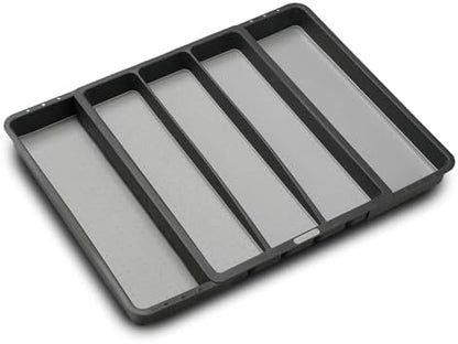 madesmart Classic Expandable Compartment Utensil Tray, Granite