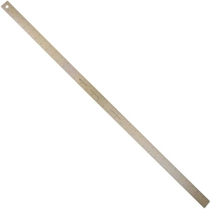 Westcott Stainless Steel Ruler, Zero-Center Scale with Non-Slip Cork Backing, Back-to-School, School Supplies, Classroom Supplies, 36-Inch