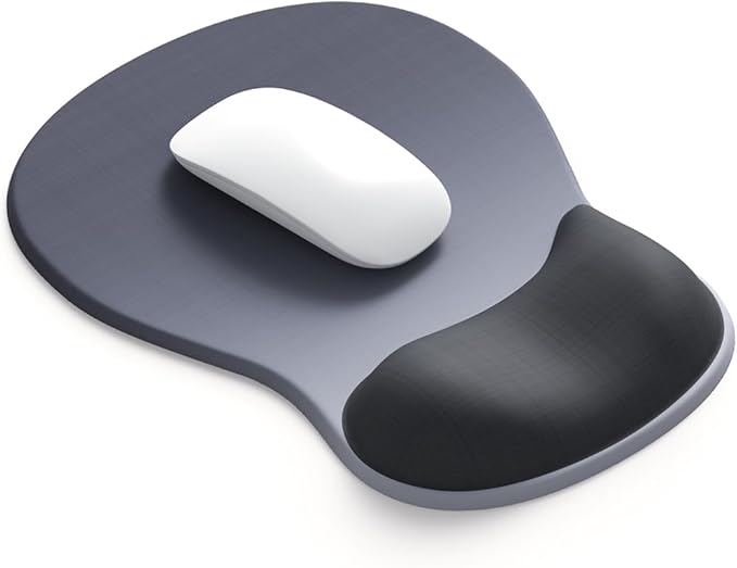 ErgoComfort Gel Wrist Rest Mouse Pad-Ergonomic Office Mousepad with Wrist Support-Non-Slip, Design Desk Accessories Mat for Home&Game Decor (05Midnight Wave)
