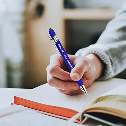 Qingxily Custom Pens & Stylus, Personalized & Engraved with Your Name, Text, Message - 300 Pcs-252 Colorful Pens