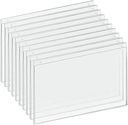 Azar 162706 14-Inch W by 8.5-Inch H Wall U-Frame, 10 Count