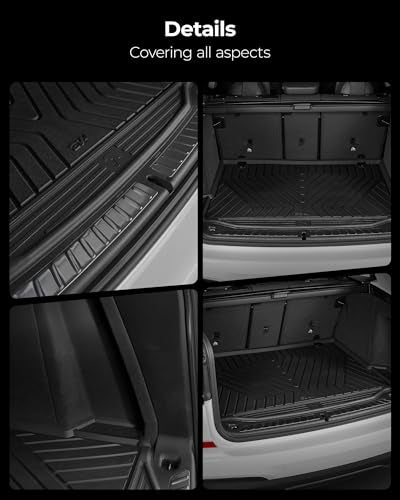 3W BMW 5 Series G30 Cargo Liner Fit for 2017-2023 All Weather TPE Trunk Mats Custom Fit for BMW 5 Series 520i 530i 535i 540i 540d 550i Full Set Car Accessories (Not for 530e) - style: 6) 5 Series 2017-2023 | Cargo Liner