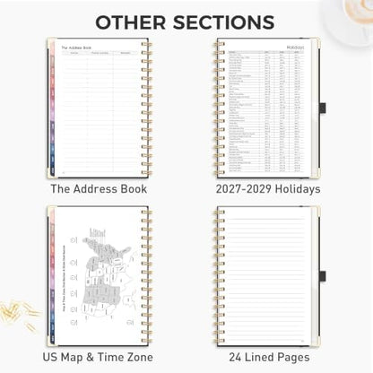 RETTACY 2027 Planner, Weekly and Monthly, A5 Size (5.7" x 8.3")