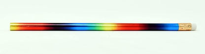Pencil Guy Blank Glitz Round Pencils, Rainbow