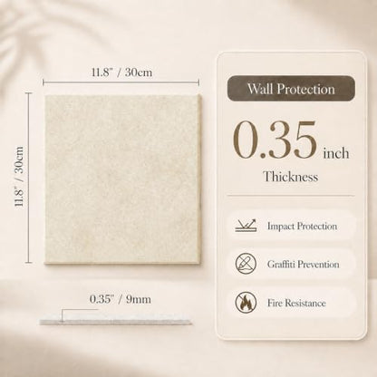 Felt Bulletin Board Tiles, Large Cork Board Alternative,24 x 36 in