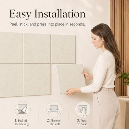 Felt Bulletin Board Tiles, Large Cork Board Alternative,24 x 36 in
