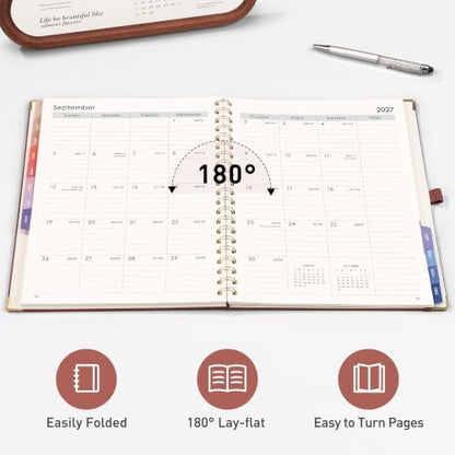 RETTACY 2027 Planner, Weekly and Monthly, Large Size (8.5" x 11")
