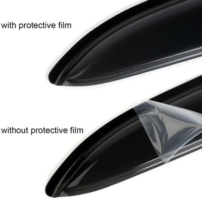 in-Channel Window Visor Deflector Compatible with Ford F150 Super Crew Cab 2015-2024 Rain Guards Smoke 4pcs