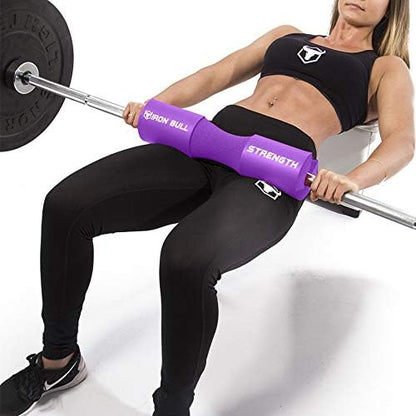 Advanced Squat Pad - Barbell Pad for Hip Thrusts, Squats & Lunges - Neck & Shoulder Squat Bar Pad Cushion Support Foam for Extra Comfort