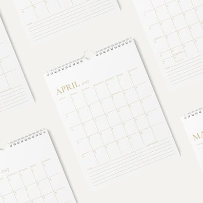 Karto Wall Calendar 2026-2027 8.5x11 in - Golden