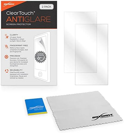 BoxWave Screen Protector Compatible with Tugau LCD Writing Tablet (15 in) - ClearTouch Anti-Glare (2-Pack), Anti-Fingerprint Matte Film Skin
