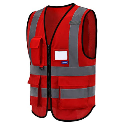 Red safety vest small - color: Red, size: Small