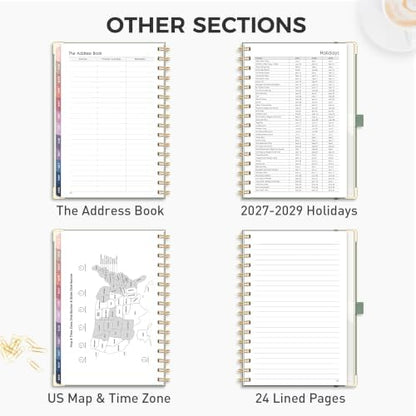 RETTACY 2027 Planner, Weekly and Monthly, A5 Size (5.7" x 8.3")