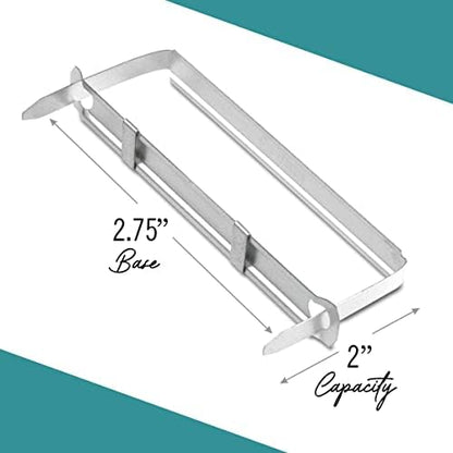 Prong Paper Fasteners, 2" Capacity Fasteners, 2.75" Base, 50 Complete Base Set Paper Fastener Prong Fasteners
