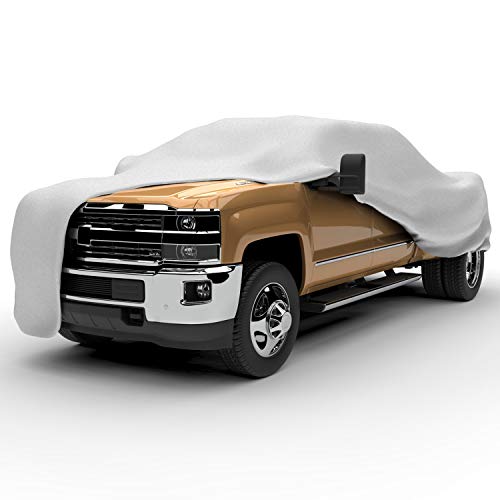 Budge Protector V Truck Cover, 5 Layer Premium Weather Protection, Waterproof, Dustproof, UV Treated Truck Cover Fits Trucks up to 197" L x 60" W x 56" H, Gray - size: Size 2: 197" L x 60" W x 56" H