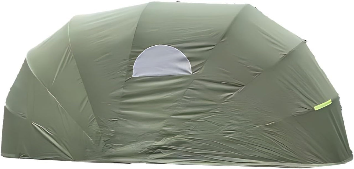Car Port Portable Storage Shed Carport Canopy Carports Metal Carport Round Style Outdoor Storage Shed Lockable for Automotive Use Anti-Snow Waterproof(Green)