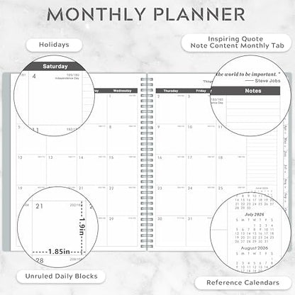2026-2031 Monthly Planner/Calendar - 5 Year Planner, Jul.2026 - Jun.2031