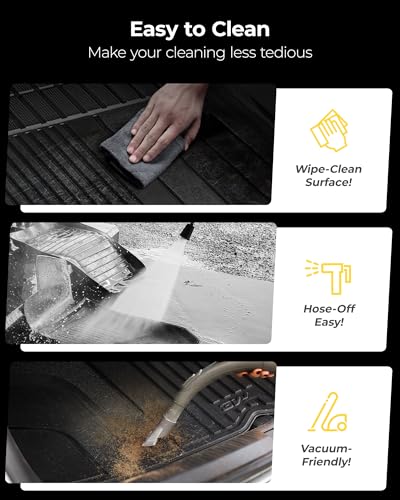 3W BMW 5 Series G30 Cargo Liner Fit for 2017-2023 All Weather TPE Trunk Mats Custom Fit for BMW 5 Series 520i 530i 535i 540i 540d 550i Full Set Car Accessories (Not for 530e) - style: 6) 5 Series 2017-2023 | Cargo Liner