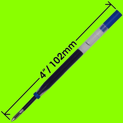 Replacement for Cross Slim 8910-2 - Gel Rolling Ball Pen Refill - 2 Blue