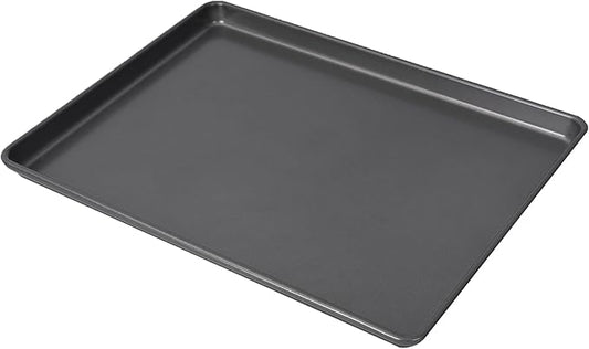 LISI 16" x 12" Half Sheet Pan, Nonstick Carbon Steel Baking Sheet for Oven, Cookie Sheet Tray for Baking, Roasting, and Meal Prep