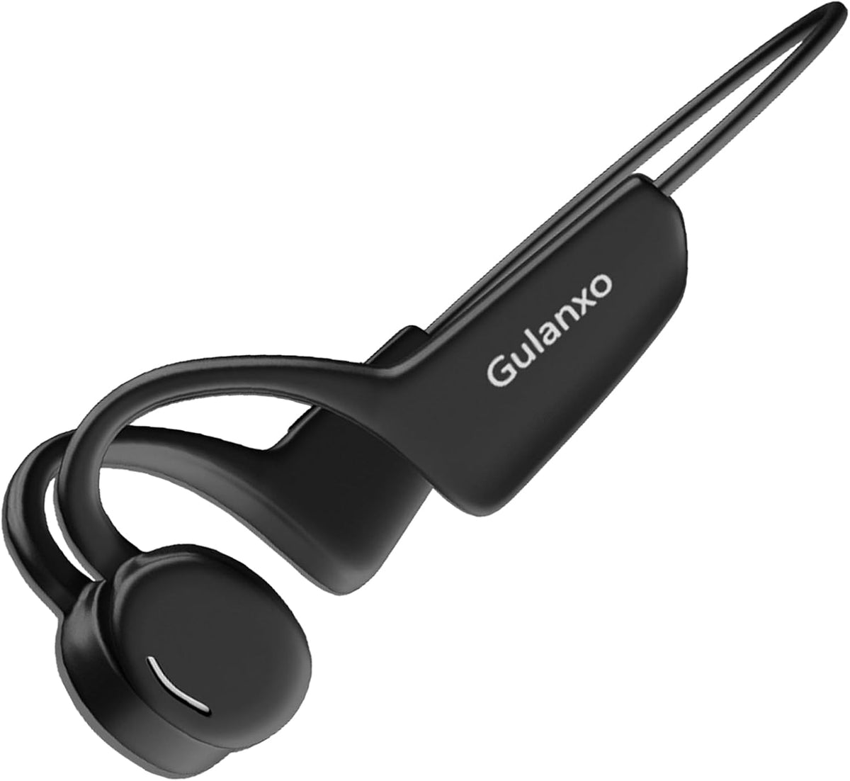Open Ear Headphones, Open Wireless Earphones, 15HBluetooth Playback 5.3 Sports Earphones, Built-in Microphone, Suitable for Sports Running,Exercise (Deep Black)