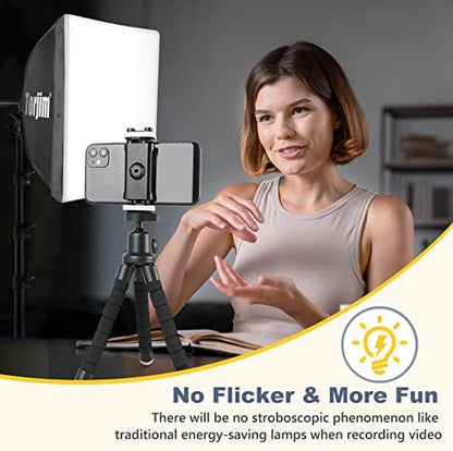 Torjim Softbox Photography Lighting Kit | 16" X 16" & 85W LED Studio Lights