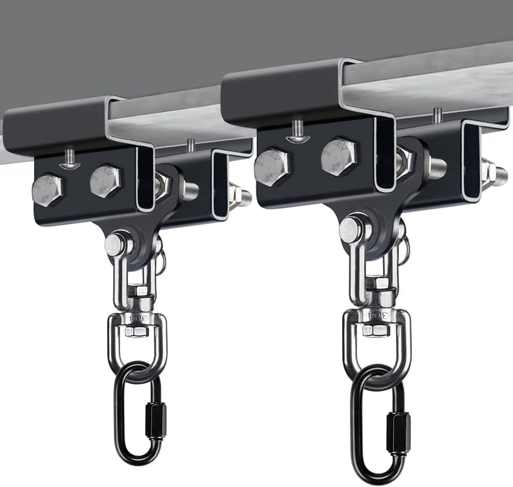 BeneLabel Punching Bag Hanger, Heavy Bag Mount, Boxing Bag Kit, Holder, Wall Mount, Accessories for Beam, 400KG Capacity