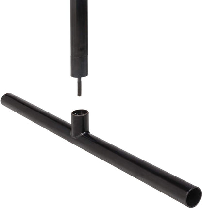 Global Industrial 94" L Wave Bike Rack, Free Standing, 9-Bike Capacity, Powder Coated Steel, Black, Commercial Bike Rack for Stores, Parks, Schools and More