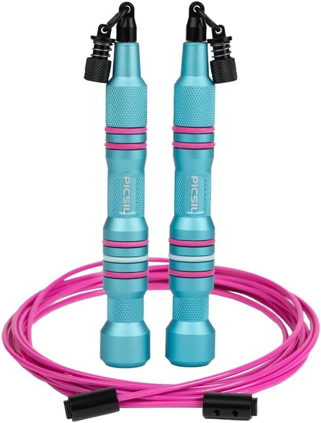 Picsil Insigne Jump Rope, Versatile Speed Rope in 3 Modalities, Fast, Weighted or Crossover Jump Rope, Adaptable to Any Type of Training From Speed to Strength Work