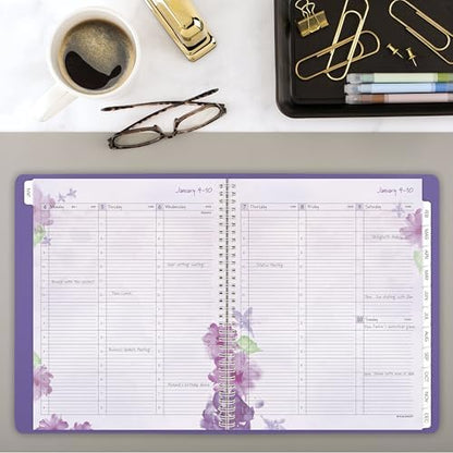 AT-A-GLANCE 2027 Planner, Weekly & Monthly, 13-Month Jan-Jan, 8.5" x 11", Beautiful Day (938P-905-27)