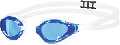 ARENA Unisex Python Racing Swim Goggles for Men and Women Anti-Fog No Leak Max Comfort Dual Strap, Mirror/Non-Mirror Lens