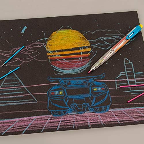 Pentel Arts 8 Colour Pencil Lead Refill, Yellow, 24 Pieces of Lead (CH2-G)