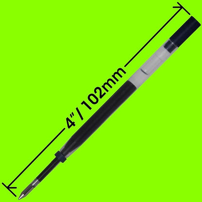Replacement for Cross Slim 8910-1 - Gel Rolling Ball Pen Refill - 2 Black