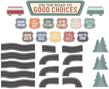 Teacher Created Resources Moving Mountains Road Trip On the Road to Good Choices Mini Bulletin Board (TCR9225)